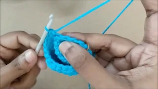 Single Crochet Invisible Decrease - Left Handed version