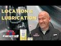 Location and lubrication of C3 C4 C5 C6 Corvettes