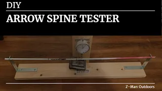 DIY Arrow Spine Tester Cheap Easy