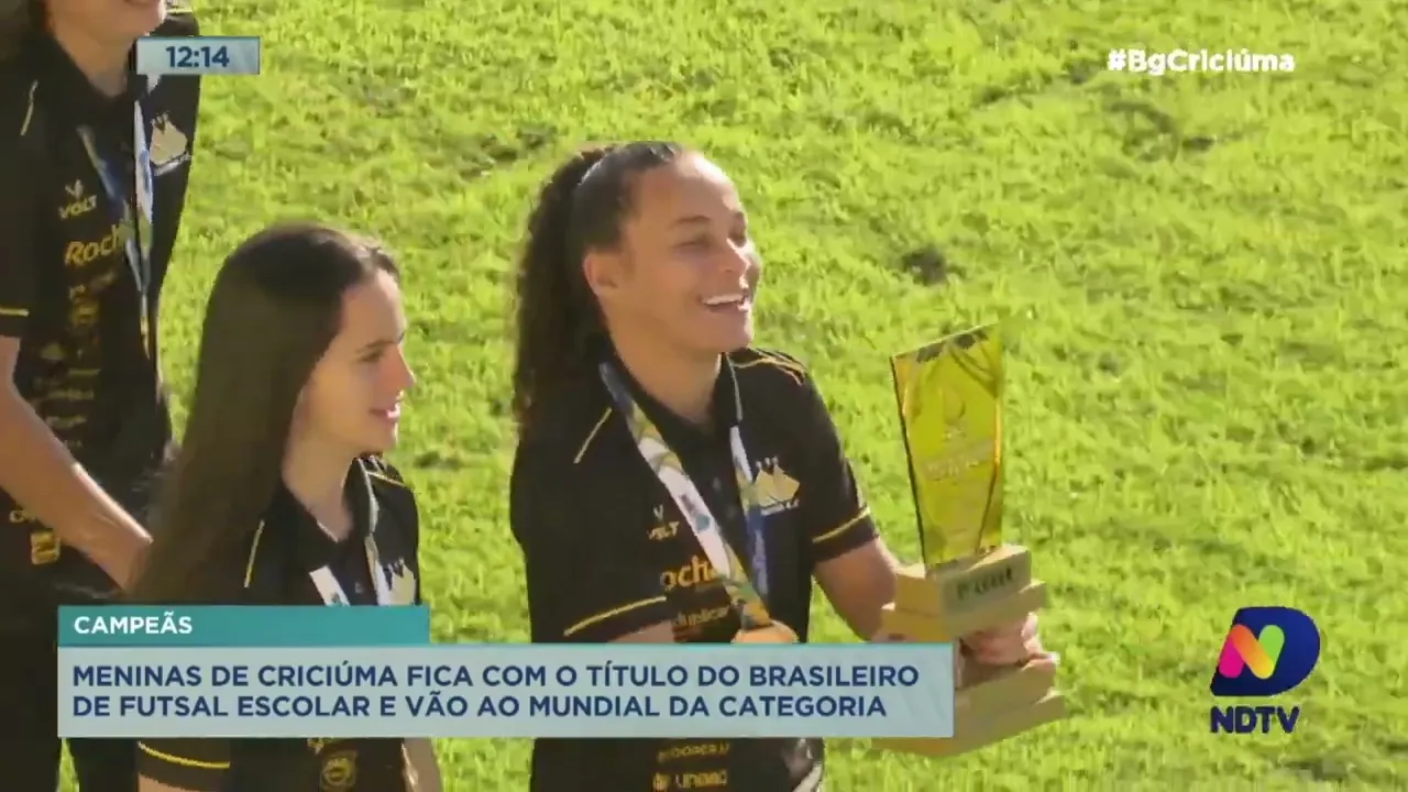 Meninas de Tigre ficam com o título do brasileiro de futsal escolar e vão ao mundial