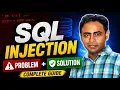 What is SQL Injection How to solve it