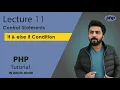 php if else conditional statement in web development lec thecodecollege
