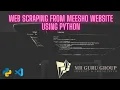 WEB SCRAPING FROM MEESHO WEBSITE USING PYTHON - MR GURU GROUP