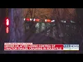 Auto parts truck runs off road in Rolesville