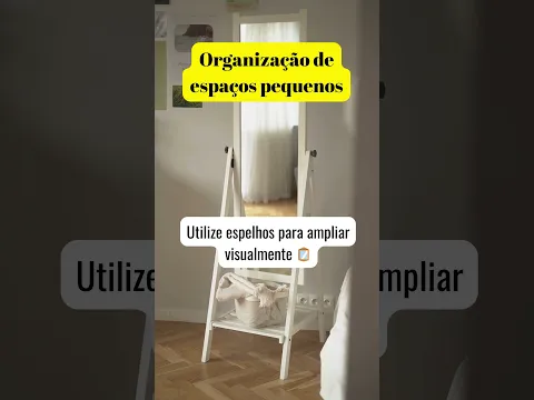 Como organizar espaços pequenos! #dicasparacasa #dicas