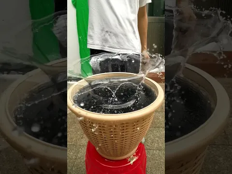 slow motion effect video #water #slowmotion #youtubeshorts #asmr