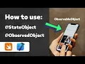 How to use ObservableObject StateObject ObservedObject in Xcode SwiftUI