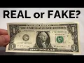 How to Tell if a 1 Bill is REAL or FAKE
