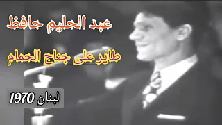 عبد الحليم حافظ طاير على جناح الحمام حليم العروبة لبنان 1970 