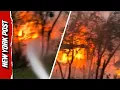 Harrowing Bodycam Shows Spokane Firefighters Battling Massive Wildfires