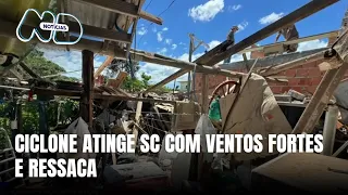 Ciclone extratropical causa ventos fortes e ressaca em Joinville