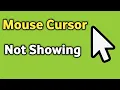Laptop Mouse Cursor not Showing Computer me Mouse Pointer nahi Dikh raha hai Windows 11