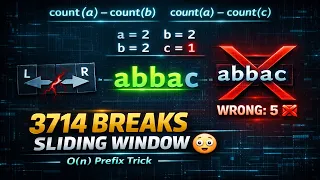 Longest Balanced Substring II Explained LeetCode 3714 Prefix Hashing Trick
