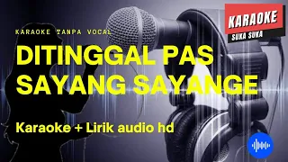 Download DITINGGAL PAS SAYANG SAYANGE KARAOKE NO VOCAL AUDIO HD MP3