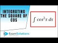 Integrate Cos x functions ExamSolutions