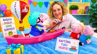 Peppa Babasına Doğum Günü Hediyesi Seçiyor! 🎁🎂 Nicole ile Eğlenceli Oyunlar