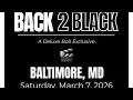 The Back 2 Black Ball in Baltimore MD 2026