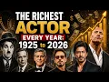 The Richest Actor Over Time 1925 to 2026
