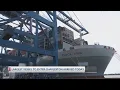 Largest vessel to enter Charleston Harbor arrives at Wando Welch Terminal