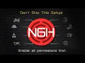 NGH Walkthrough Required Permissions Setup