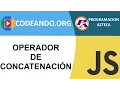 Curso Javascript - Operador de concatenacion
