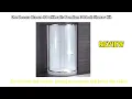 Review Ove Decors Breeze 34 withwalls Premium 34-Inch Shower Kit with Acrylic Base and Walls and Cl
