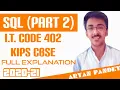 SQL Part 2 Class 10 CBSE I T Kips MS Access Full SQL Basics Explanation Structured query language