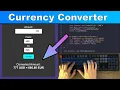 ASMR Programming - Currency Converter using API and JavaScript