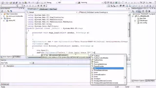 Example on Execute Scalar in ASP C