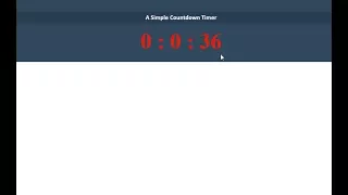 JQuery Countdown Timer Complete