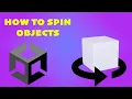 How To Make An Object Spin In Unity
