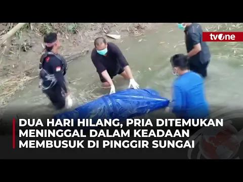 Jasad Pria Ditemukan Mengambang di Aliran Sungai Ngawi Jawa Timur
