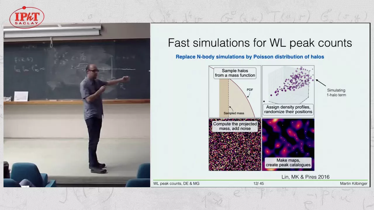 Kilbinger: Weak gravitational lensing peak counts as probe of dark energy and modified gravity