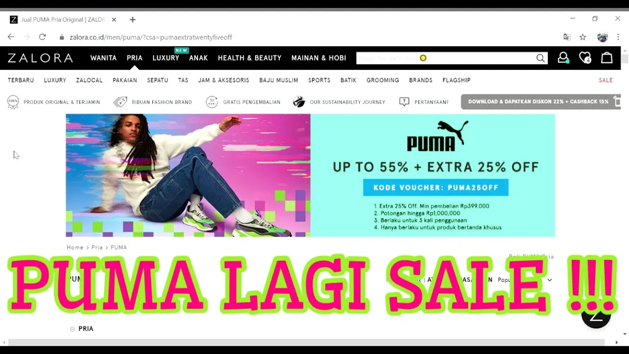 Kode Diskon 15% di Zalora Tanpa Minimal Order!