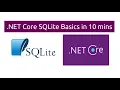NET Core Connect to SQLite Database in 10 minutes