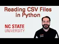 Reading CSV Files with Python s CSV Library