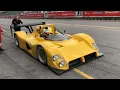 Ferrari 333 SP pure V12 sound warm up accelerations downshifts