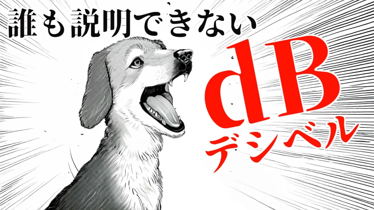 【雑学】9割の人は説明できない謎の記号、デシベル(dB)って何?