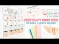 My New Craft Room Island and How I Organize My Space 2023 Craft Room Tour and Organization