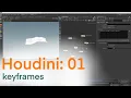 Houdini Vellum 01 intro and keyframes