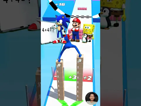 Sonic FAILED a SIMPLE MATH TEST?! 😂➗ #remix #foryou #jumpstyle #familyfriendly #fyp