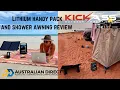 KickAss Portable Lithium Battery Review - BONUS Shower Awning Review AUSTRALIAN DIRECT