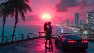 sunset lovers romantic synthwave nostalgic 80s retrowave drive