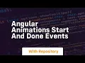 angular animations start and done events