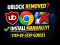 How to Manually Install uBlock Origin Extension 2025 After Chrome Store Removal