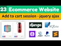 Add to cart with jquery ajax in django session Django eCommerce Website Django Tutorials