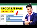 How To Create Progress Bar in Excel Cells