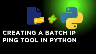 BUILDING A PING TOOL THAT READS IP S FROM TEXT FILES USING PYTHON PROGRAMMING