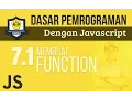 FUNCTION pada JAVASCRIPT Membuat dan Menjalankan FUNCTION
