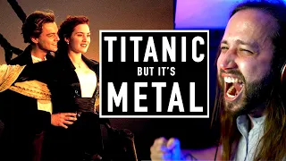 my heart will go on titanic celine dion epic metal cover by jonathan young 